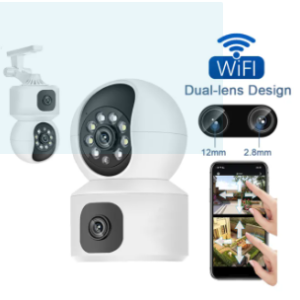 3MP + 3MP (Mega Pixel) Dual Lens Full HD WIFI Wirelesses Camera With 365Days warranty
